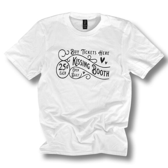Kissing Booth Graphic Tee White - Picture 1 of 2